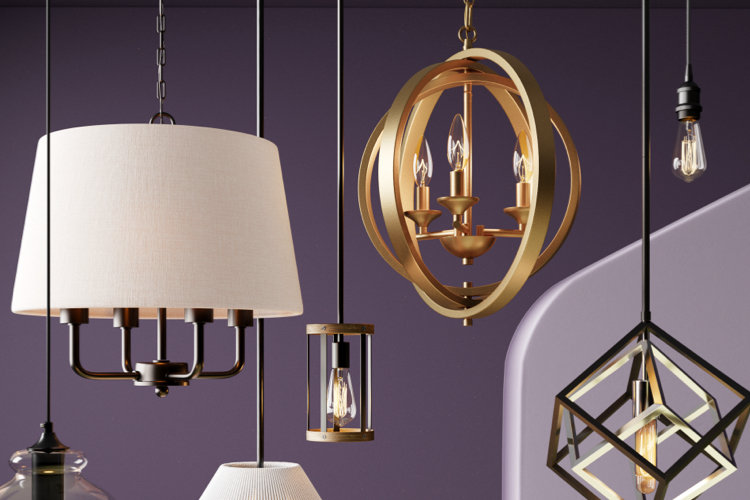 Hanging store lights wayfair